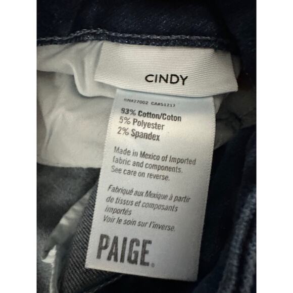 Paige Cindy Jeans With Raw Hem Size: 28 Straight Leg - Picture 9 of 9